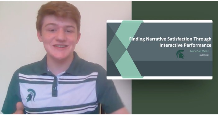 screenshot of a boys presentation video