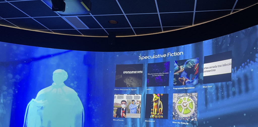 slide of Presentation of speculative fiction