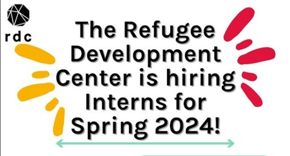 Refugee Development Center Internship Opportunities