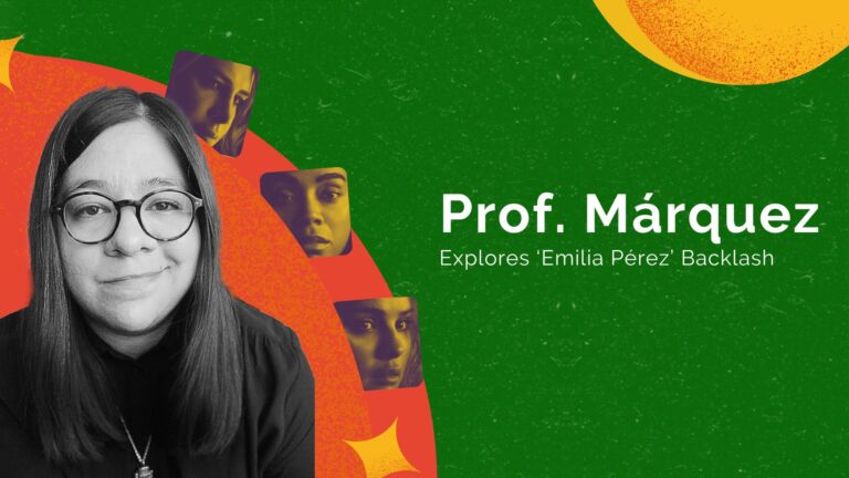 Read more about the article Prof. Alejandra Márquez’s Article on The Conversation Explores ‘Emilia Pérez’ Backlash 