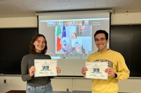 Italian Students Recognized